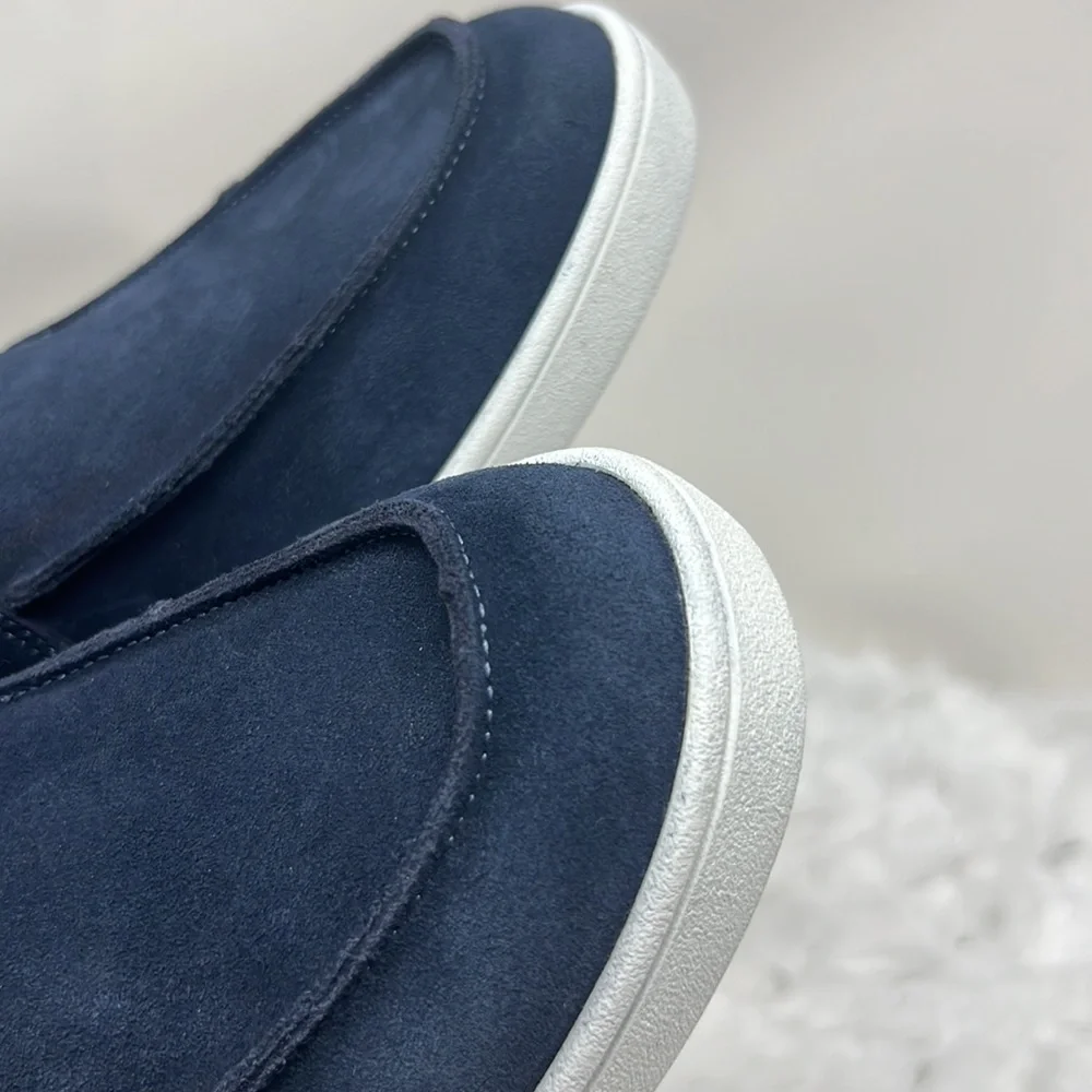 AQUATALIA GREYSON SUEDE MENS Size 8M BLUE SUEDE CHUKKAS BOOTS MADE IN ITALY